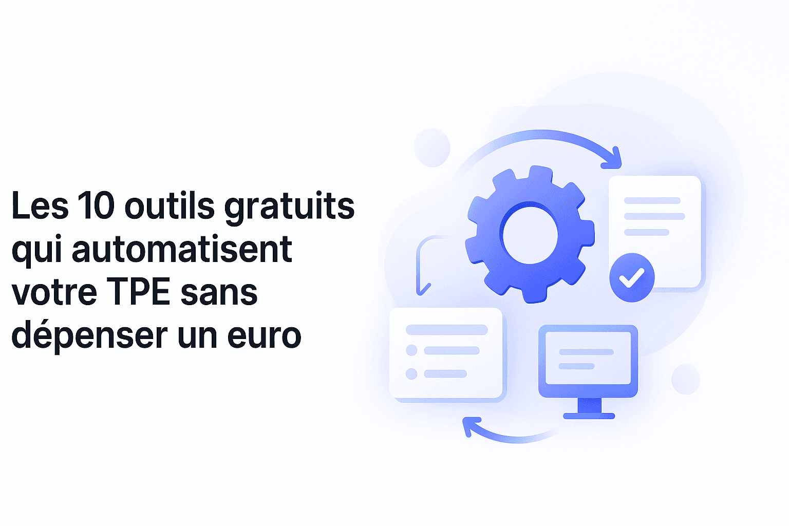 Les 10 outils gratuits qui automatisent votre TPE sans dépenser un euro