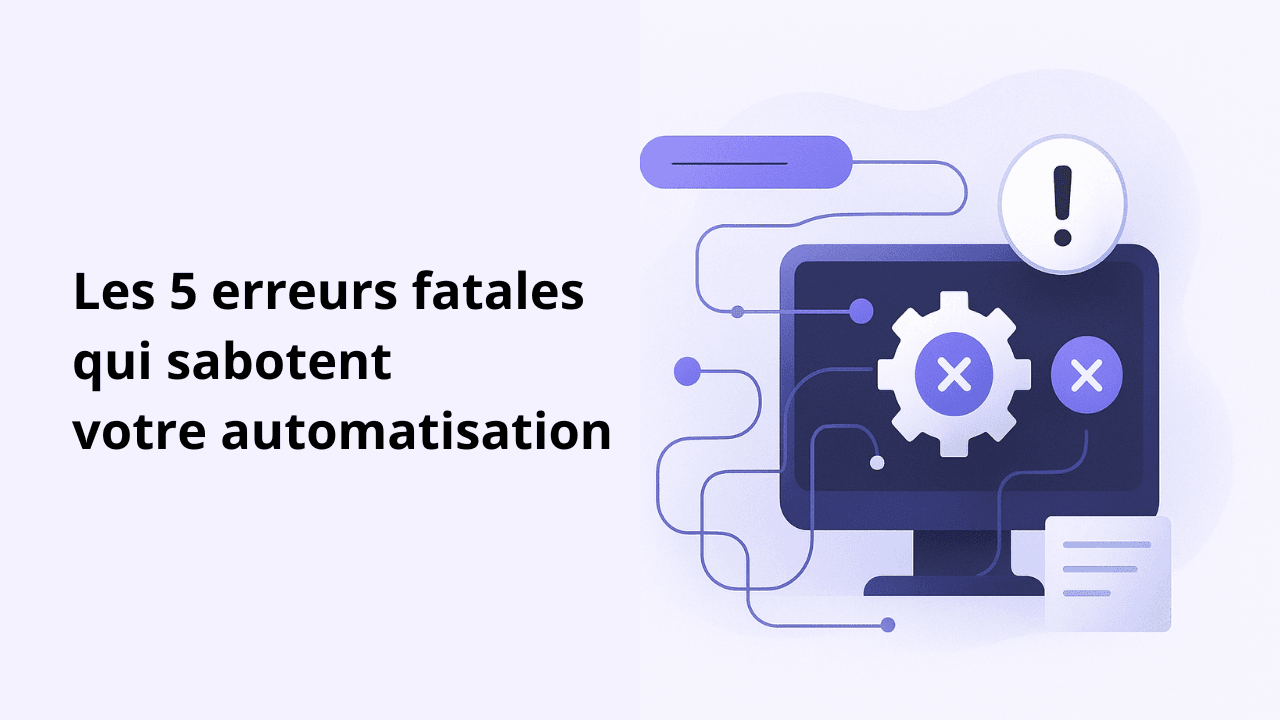 5 erreurs fatales en automatisation TPE (73% d'Échecs)